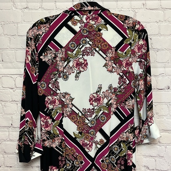 Joseph Ribkoff Multi Print Button Up Dress - Picture 10 of 13